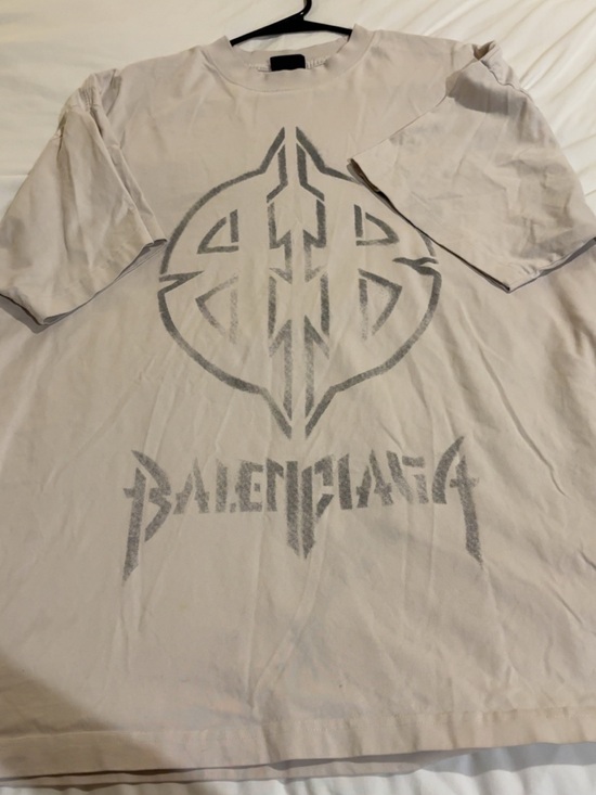 Balenciaga Other - Balenciaga Men's Graphic Tee in Light Beige